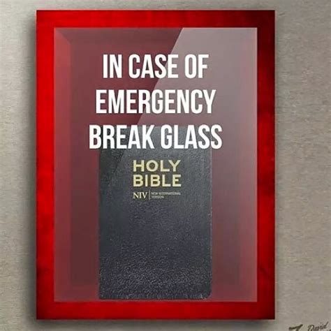 IN CASE OF EMERGENCY BREAK GLASS — The Church of God International