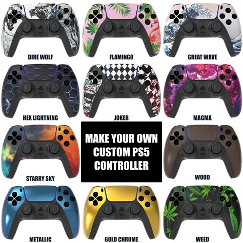 Make Your Own PS5 Custom Controller Mix and Match Your Playstation 5 ...