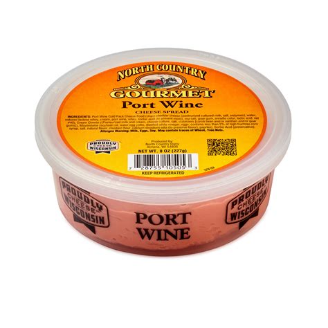 Port Wine Cheese Spread 8oz. — North Country Cheese