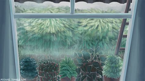 The Art Of Animation — Mienar -... Rainy Window, Gif Background, Rain ...