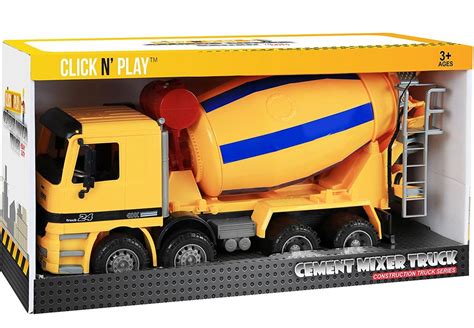 Click N? Play Friction Powered Cement Truck Construction Toy Vehicle for Kids - Walmart.com