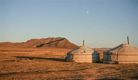 Arid Landscapes | Our gers in the arid landscape at the edge… | Flickr