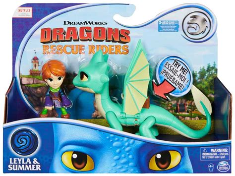 Toys DRAGON Rescue Riders Aggro Light Up Action Figure Netflix Dreamworks 2020 Toys & Hobbies