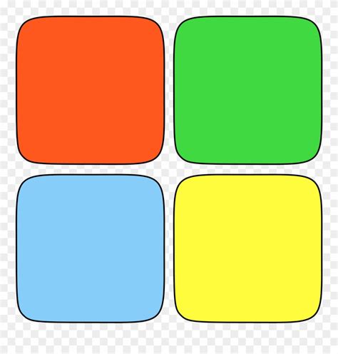 Download Own Windows Logo Wikipedia - Four Colored Squares Logo Clipart (#1396235) - PinClipart