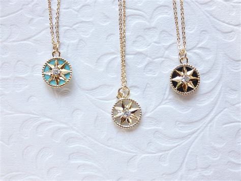 North Star Necklace North Star Star Necklace Gold Star | Etsy