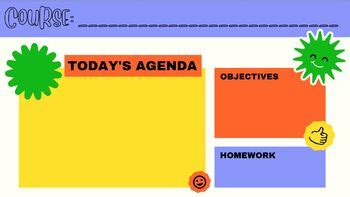 Agenda Slide Background by Katie Mattioli | TPT