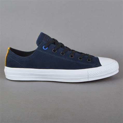 Converse CTAS Pro Suede OX Skate Shoes - Obsidian/Black/White - SKATE ...