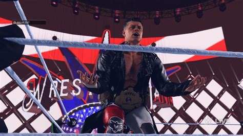 Cody Rhodes entrance and overall look in this game is amazing. Shoutout ...