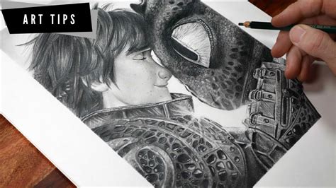 Hiccup and toothless Pencil Drawing | Step By Step Tutorial - YouTube