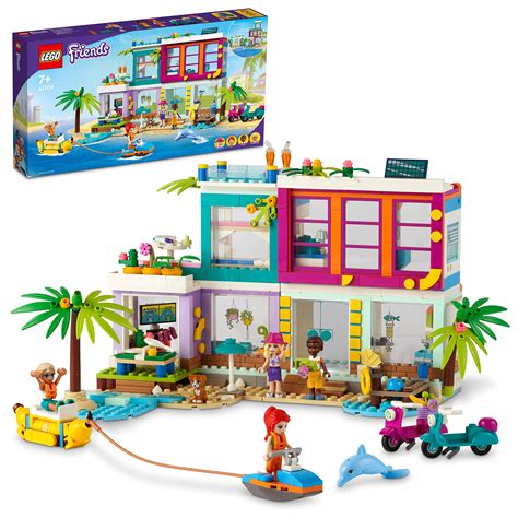 Buy LEGO41709 Friends Holiday Beach Dolls House Set, Summer 2022 Series ...