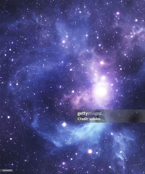 Blue Starfield Background High-Res Stock Photo - Getty Images