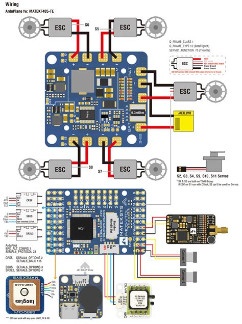 Flight Controller F405-VTOL – Matek Systems