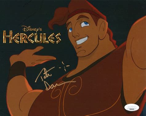 Tate Donovan Disney Hercules 8x10 Signed Photo JSA Certified Autograph