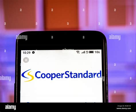 Cooper Standard Automotive Inc. logo seen displayed on smart phone ...