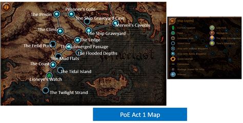 Poe Act 1 Map Guide Waypoints World Map Walkthrough | Hot Sex Picture