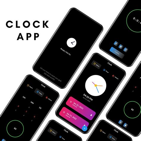 Clock app - A mobile application where to set alarm, timer and stopwatch