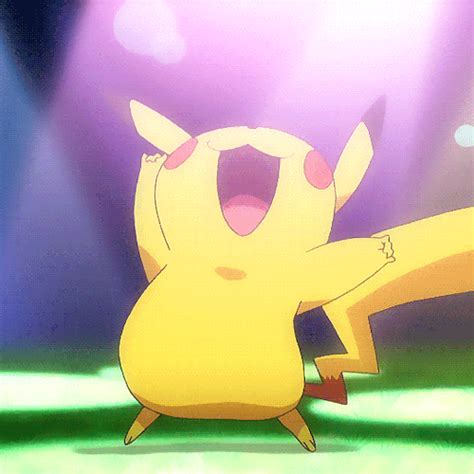 Anime Kawaii Girls Dancing Animated Gifs - Best Animations | Pikachu, Pokemon gif, Cute pikachu