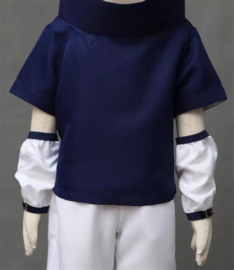 NARUTO Uchiha Sasuke Cosplay Childhood Costume + Konoha Blue Headband