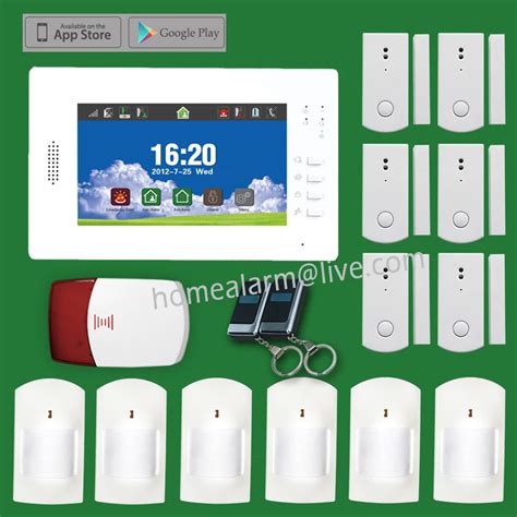 Customerized Smart Home Security Alarme Systems FSK 868MHZ GSM Alarm ...