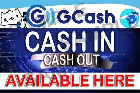 GCASH Cash In And Cash Out Tarpaulin (Cod Available!) 8x12, 60% OFF