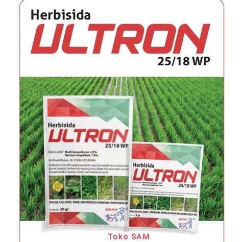 Jual HERBISIDA ULTRON 25/18WP (netto 8gr) herbisida rumput Indonesia ...