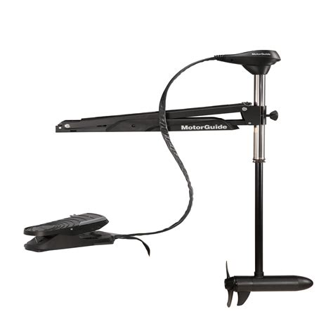 MotorGuide 940200120 X3 Freshwater Bow Mount Trolling Motor — Cable Steer, Foot-Control — 50 ...