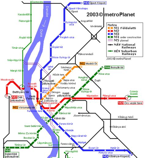 Bkv Metró Térkép | Európában Térkép