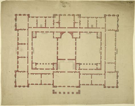 Unexecuted design for a palace in Richmond Gardens to supersede the old Richmond Lodge, London ...