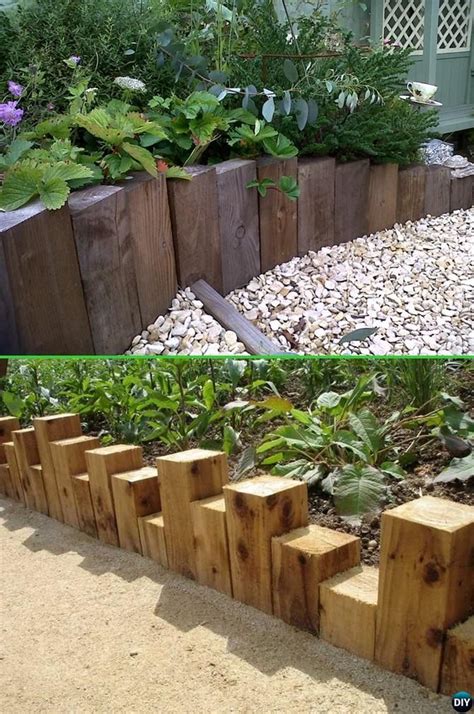 20 Creative Garden Bed Edging Ideas Projects Instructions | Backyard landscaping designs, Garden ...