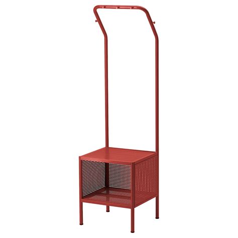 NIKKEBY Clothes rack, red, 15 3/4x55 7/8" - IKEA