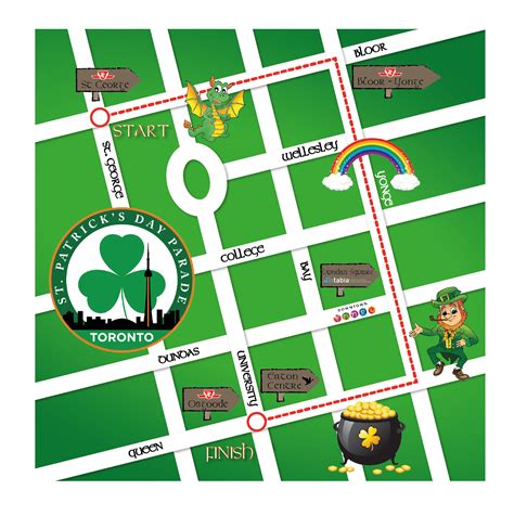 Parade Map| St Patrick's Parade Toronto | St Patrick's Parade Toronto