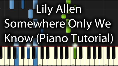 Lily Allen - Somewhere Only We Know Tutorial Keane Chords - Chordify