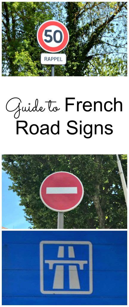 Easy Guide to Understanding French Road Signs