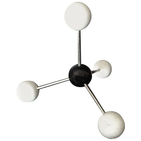 Vintage Ball and Stick Molecular Model of Methane | Antique and modern, Vintage, Molecular