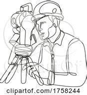 Royalty Free Geodetic Surveyor Clip Art by patrimonio | Page 1