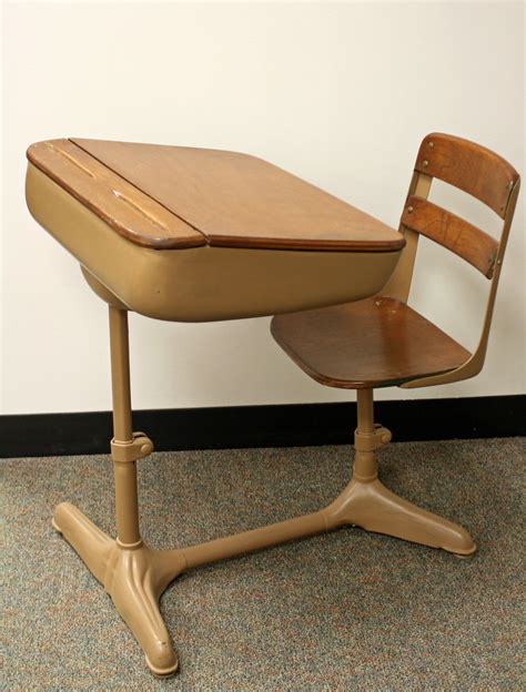 old school desk | Vintage school desk, Old school desks, School furniture