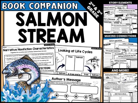 Salmon Stream Read Aloud Book Companion Activities | Teaching Resources