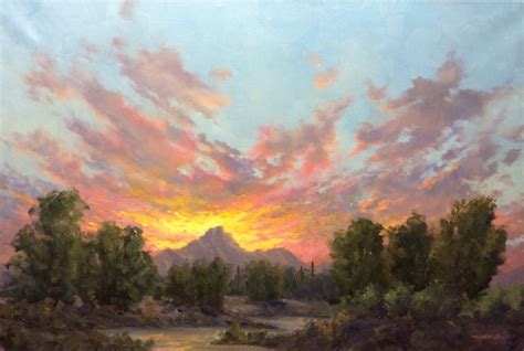 Sunset Painting: New AZ. Sunset Painting - Life Palette