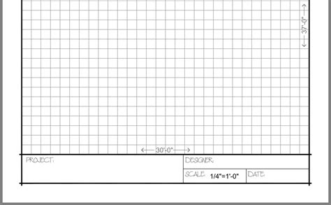 Floor Plan Grid Template