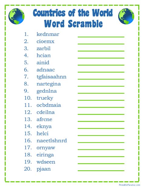 countries of the world word search wordmint - countries of the world word search puzzle word ...