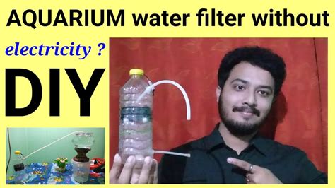 How to make aquarium filter at home/How to make aquarium filter without electricity/Diy filter ...