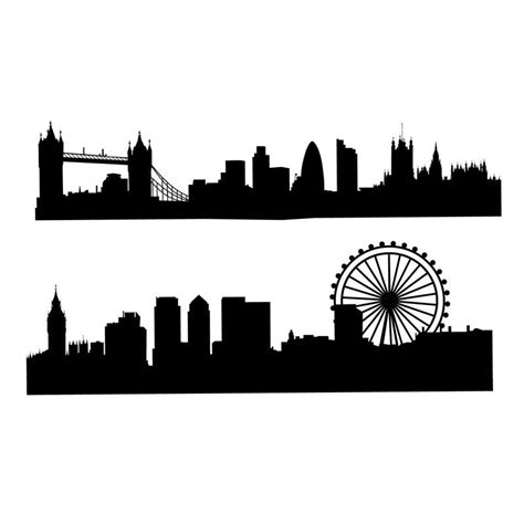 London City Skyline Wall Decal | Shop Decals at Dana Decals