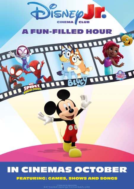 DISNEY JUNIOR CINEMA CLUB 2024 Tickets & Showtimes | Reel Cinemas Widnes Widnes