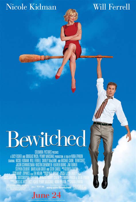 BEWITCHED MOVIE POSTER 2 Sided ORIGINAL FINAL 27x40 WILL FERRELL NICOLE ...