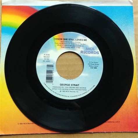 George Strait – I Know She Still Loves Me (1995, Vinyl) - Discogs