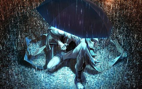 563 Sad Boy In Rain Hd Wallpaper Pics - MyWeb