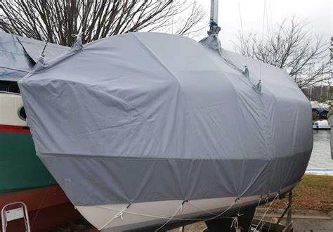 Winter-Cover-Exterior | Chicago Marine Canvas | Custom Boat Covers