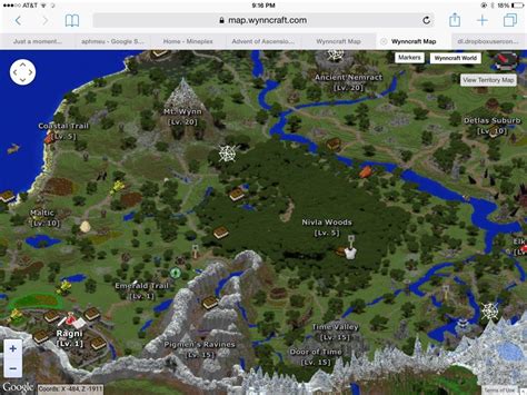 Wynncraft map | Minecraft Amino