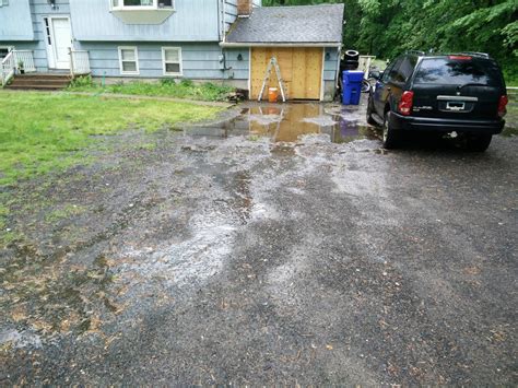 waterproofing - How do I prevent water from streaming into my driveway ...