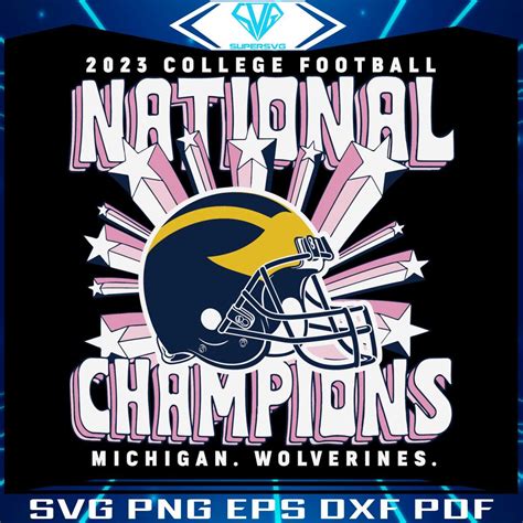 2023 College Football National Champions SVG